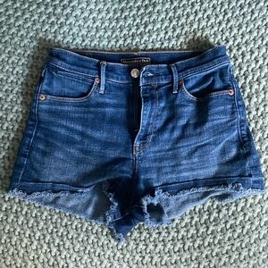 Abercrombie high rise shorts
